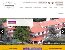 Tablet Screenshot of edelweissresort.com